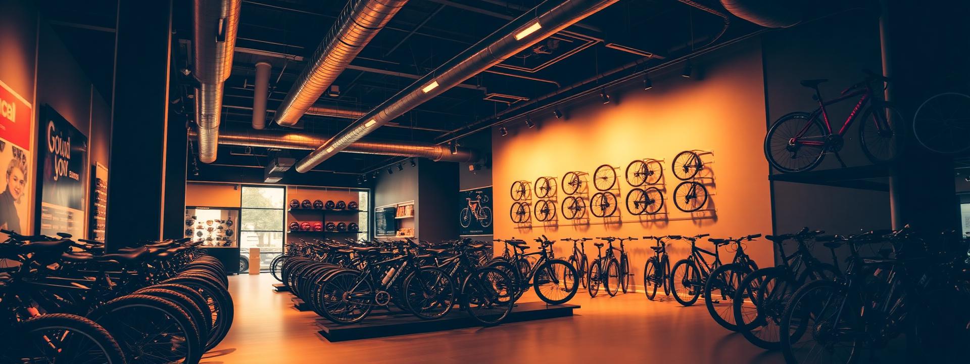 Thrill bicycle store interior